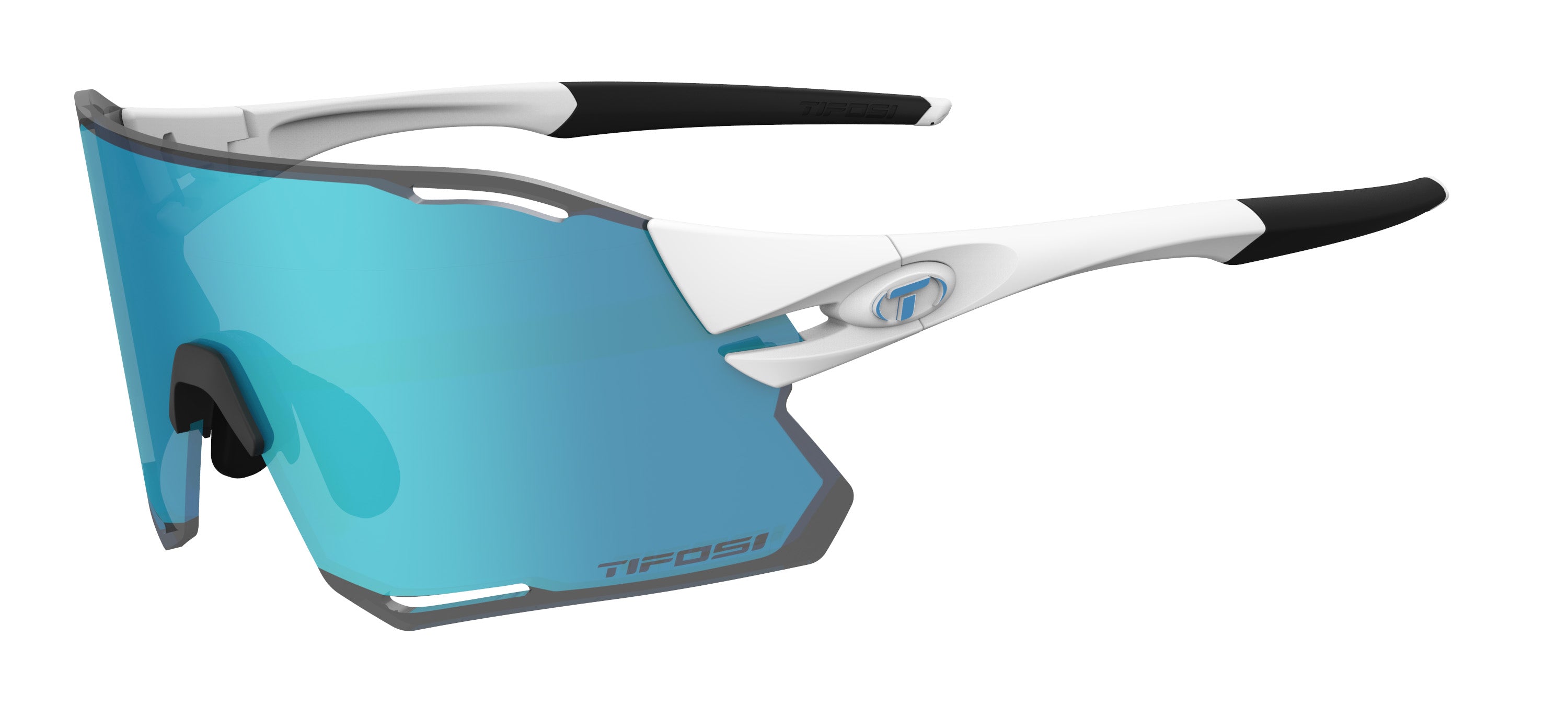 Gafas de sol TIFOSI Rail Race Matte White (incluye varias lentes)