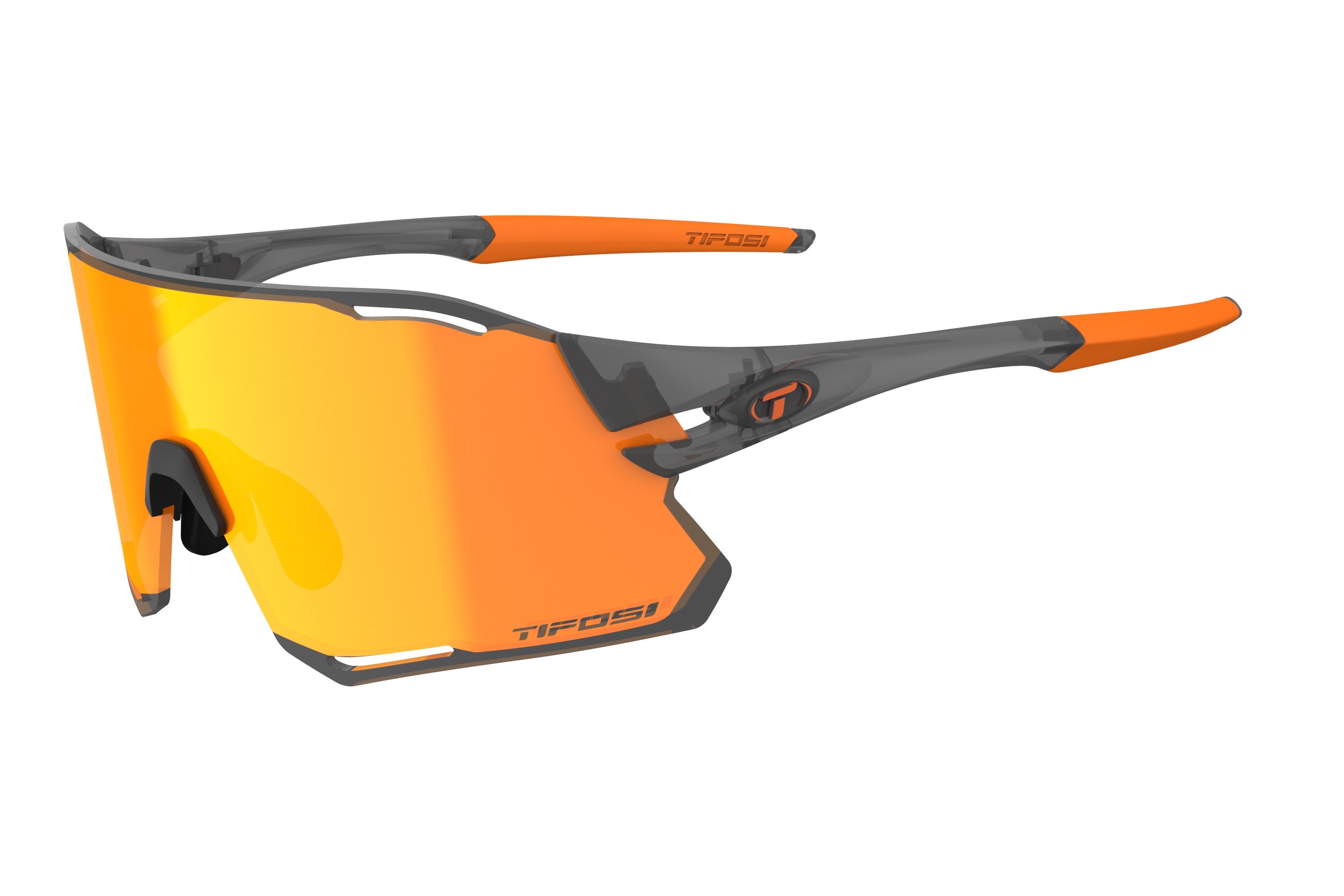 Gafas de sol TIFOSI Rail Race Satin Vapor Clarion Orange (incluye varias lentes)