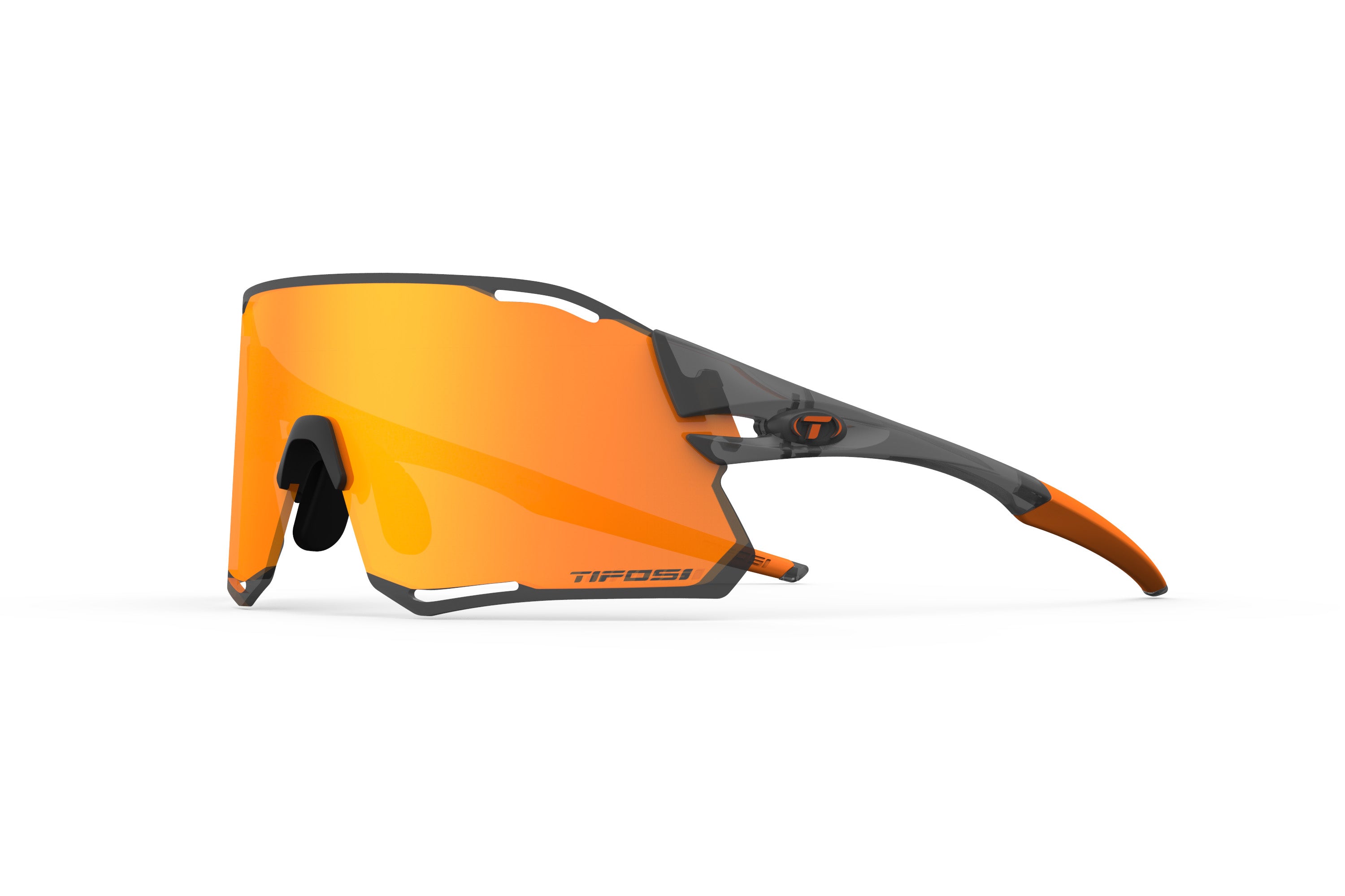 Gafas de sol TIFOSI Rail Race Satin Vapor Clarion Orange (incluye varias lentes)