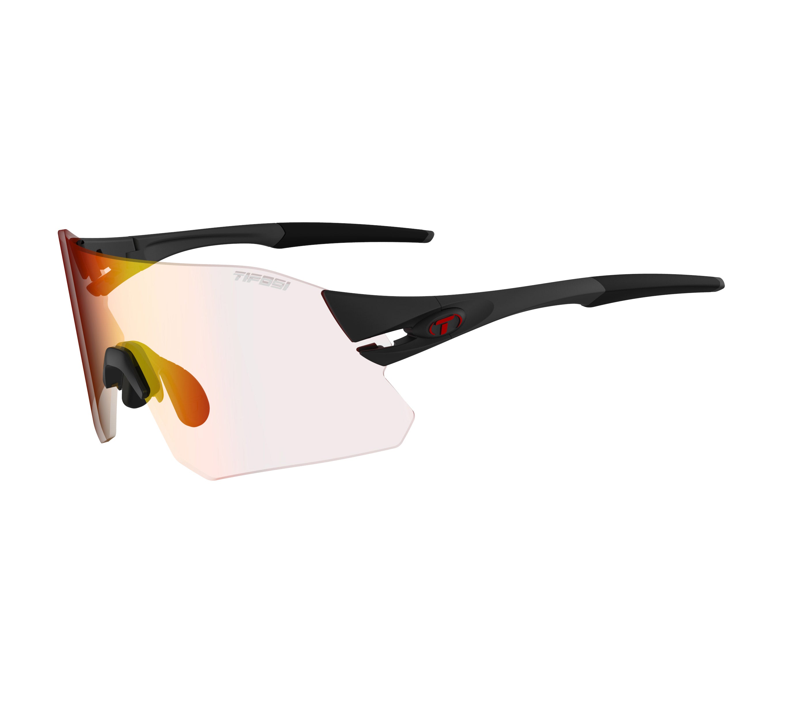 Gafas de sol TIFOSI Rail Matte Black Red Fotocromáticas