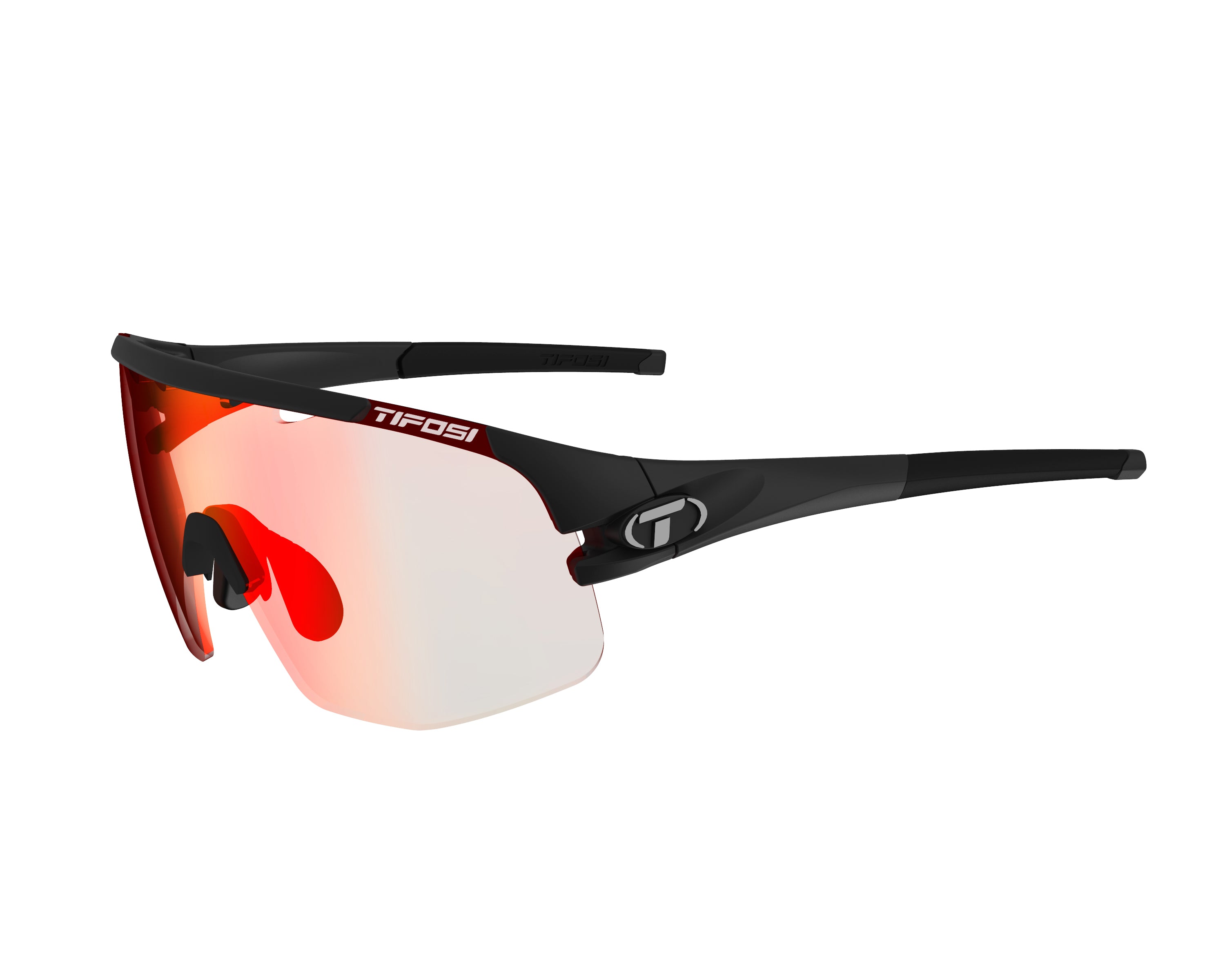 Gafas de sol TIFOSI Sledge Lite Matte Black Red Fotocromáticas