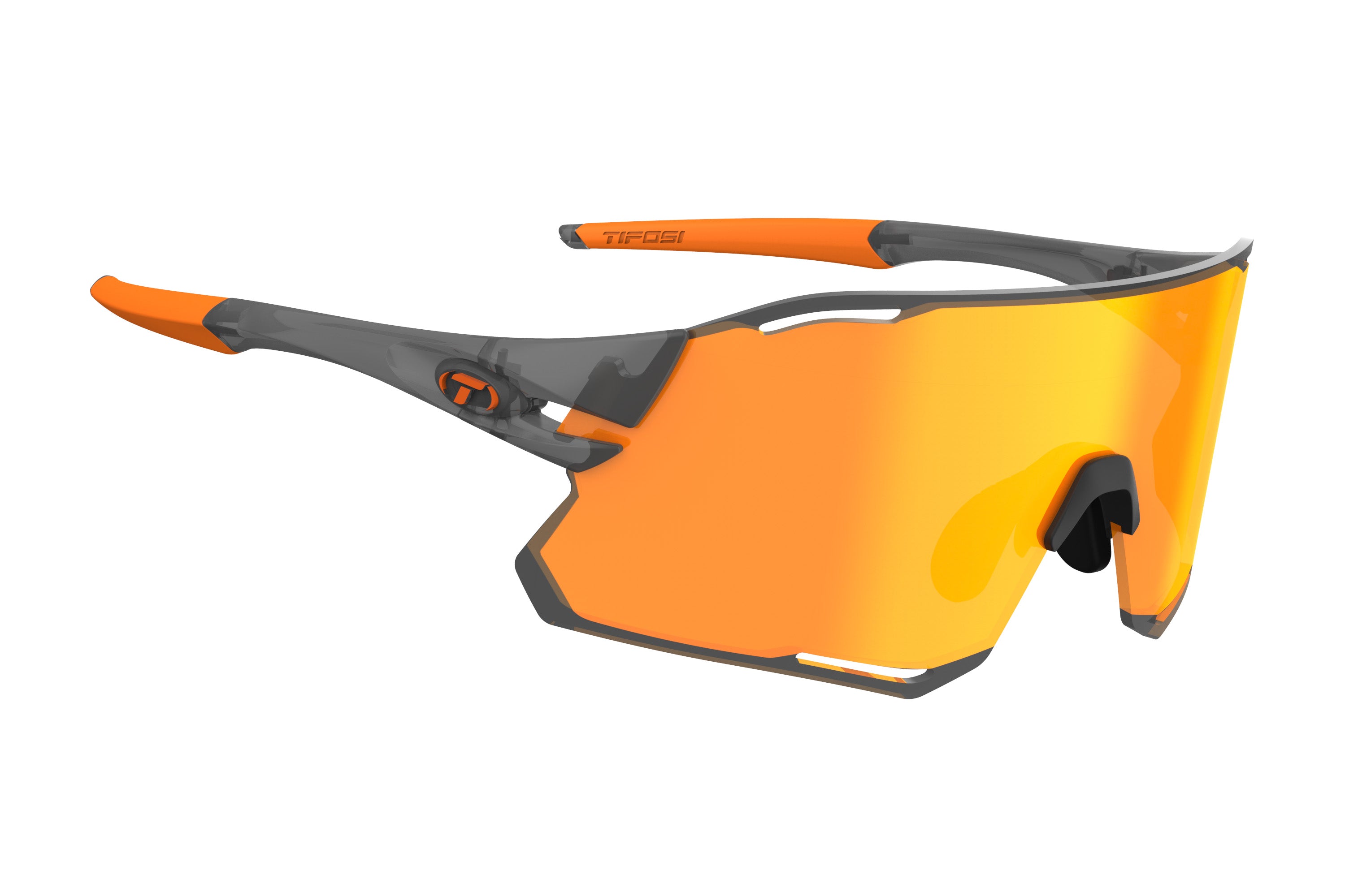 Gafas de sol TIFOSI Rail Race Satin Vapor Clarion Orange (incluye varias lentes)