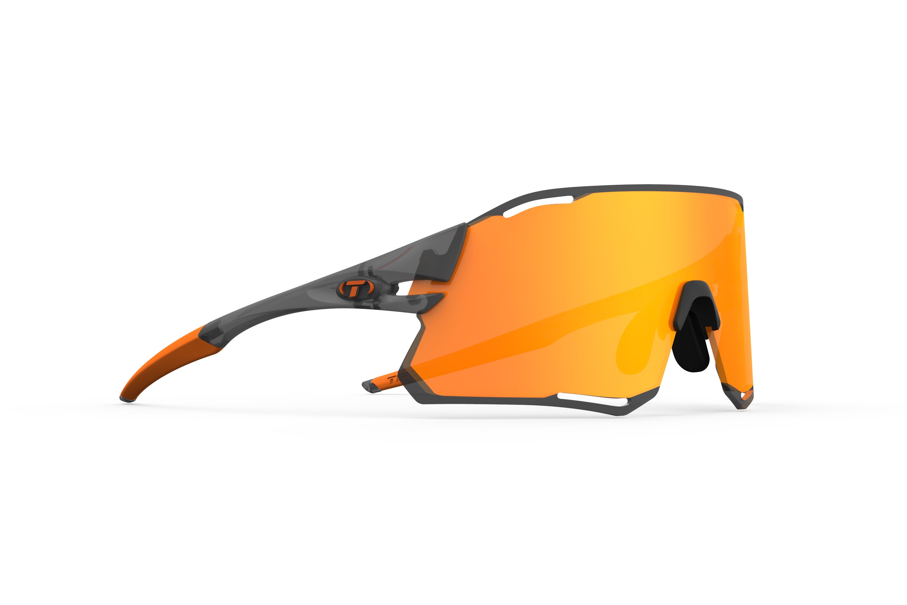 Gafas de sol TIFOSI Rail Race Satin Vapor Clarion Orange (incluye varias lentes)