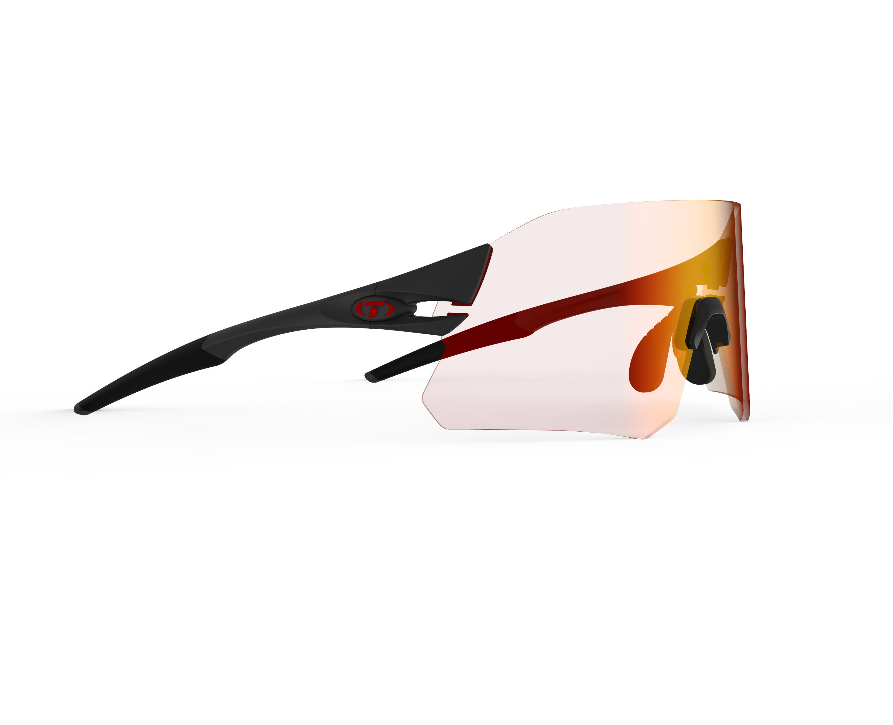Gafas de sol TIFOSI Rail Matte Black Red Fotocromáticas